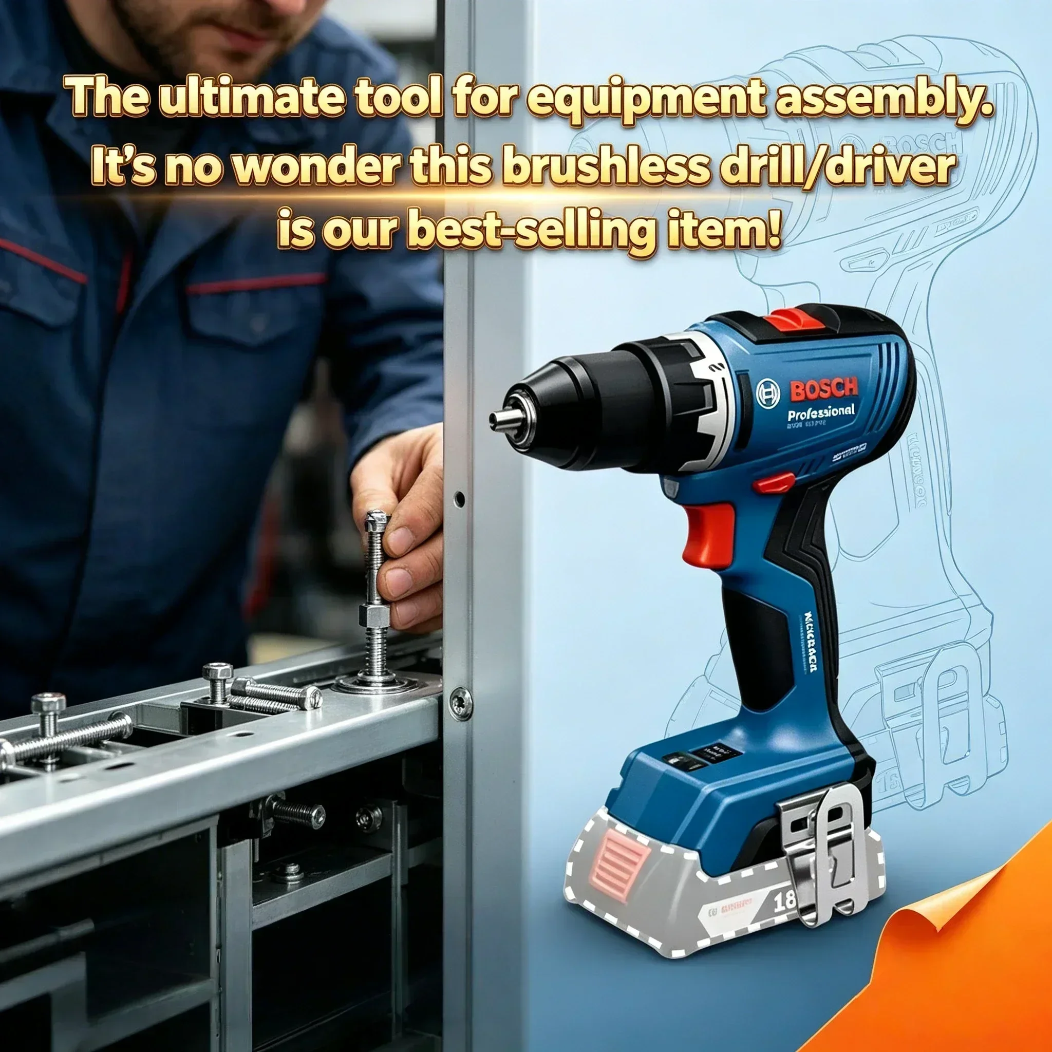 สว่านไร้สาย BOSCH GSR 18V-65 ร - Bosch Drill Gsb 18V บทวิจารณ์และราคา