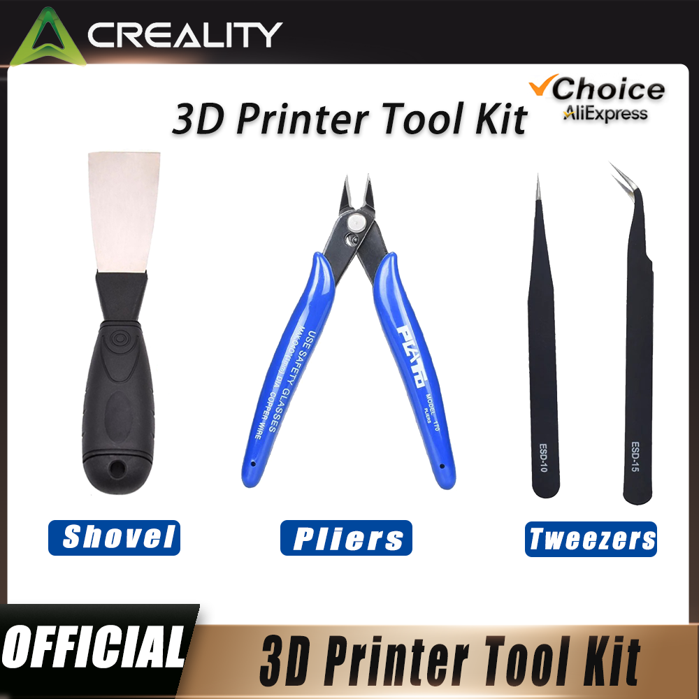 เครื่องมือสำหรับเครื่องพิมพ์ 3 - Creality Printer Ender 3 บทวิจารณ์และราคา