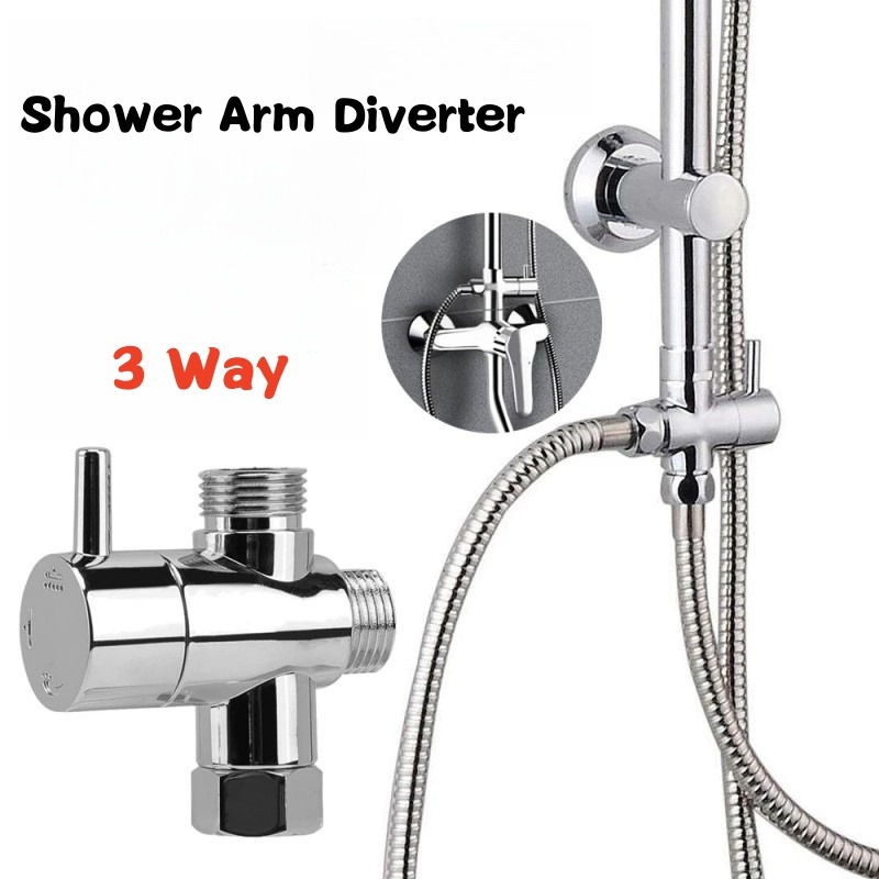 โลหะทองเหลือง 3 WAY หัวฝักบัวว - Shower Valve Cartridge บทวิจารณ์และราคา