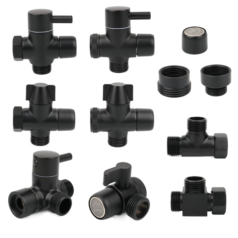 ทองเหลืองสีดําแขนอะแดปเตอร์ G1 - Shower Valve Cartridge บทวิจารณ์และราคา