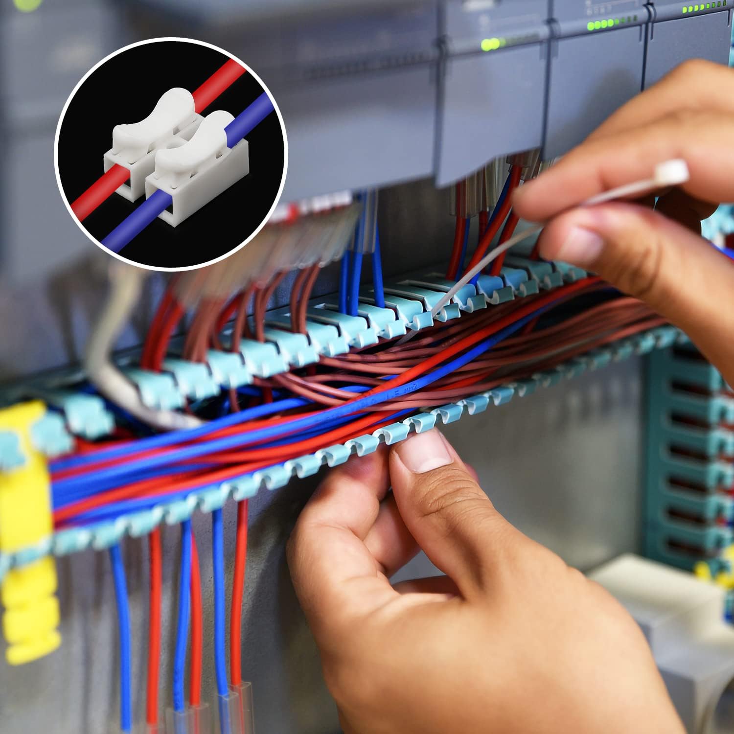 50ชิ้นขั้วต่อสายไฟแบบกดเร็ว CH - Push Fit Connector บทวิจารณ์และราคา